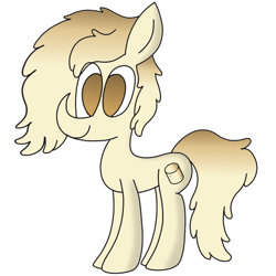 Size: 5000x5000 | Tagged: safe, artist:rainbowbacon, oc, oc only, oc:mushy mallow, earth pony, pony, absurd resolution, earth pony oc, food, male, marshmallow, simple background, smiling, solo, stallion, white background