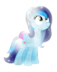 Size: 795x1006 | Tagged: safe, artist:meteor-spark, oc, oc only, oc:skyheart, crystal pony, pegasus, pony, crystalline, crystallized, pegasus oc, simple background, solo, transparent background
