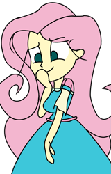 Size: 767x1200 | Tagged: safe, artist:treble clefé, fluttershy, human, equestria girls, g4, clothes, cute, dress, female, simple background, solo, transparent background, vector