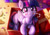 Size: 2200x1555 | Tagged: safe, artist:fidzfox, twilight sparkle, alicorn, pony, g4, :3, box, c:, candy, candy cane, christmas, cookie, cute, daaaaaaaaaaaw, female, fidzfox is trying to murder us, food, happy, high angle, holiday, leaning, looking at you, looking up, looking up at you, mare, mouth hold, nom, pony in a box, present, sitting, smiling, solo, sugar cane, twiabetes, twilight sparkle (alicorn), weapons-grade cute, wing fluff