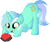 Size: 1024x854 | Tagged: safe, artist:cyanlightning, lyra heartstrings, pony, unicorn, g4, .svg available, clothes, cute, ear fluff, female, gloves, hand, lyrabetes, mare, open mouth, simple background, sitting, smiling, solo, that pony sure does love hands, that pony sure does love humans, transparent background, vector