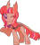 Size: 900x1011 | Tagged: safe, artist:space-higanbana, oc, oc only, oc:cicada, changepony, hybrid, base used, female, interspecies offspring, offspring, one eye closed, parent:thorax, parent:twilight sparkle, parents:twirax, show accurate, simple background, solo, transparent background, wink