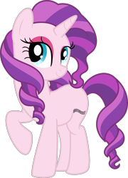 Size: 5653x7837 | Tagged: safe, artist:shootingstarsentry, oc, oc only, oc:bella, pony, unicorn, absurd resolution, female, mare, not rarity, offspring, parent:rarity, parent:trenderhoof, parents:trenderity, simple background, solo, transparent background, vector