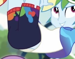 Size: 241x191 | Tagged: safe, screencap, rainbow dash, equestria girls, festival looks, g4, my little pony equestria girls: better together, ass, butt, cropped, fanservice, female, rainbutt dash, solo
