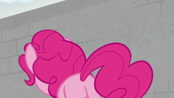 Size: 1920x1080 | Tagged: safe, screencap, pinkie pie, earth pony, pony, g4, the last laugh, balloonbutt, butt, female, mare, plot, solo