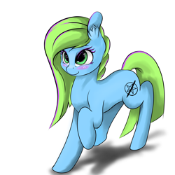 Size: 4096x4096 | Tagged: safe, artist:xxpaw2001xx, oc, oc only, earth pony, pony, blushing, female, mare, simple background, smiling, solo, white background
