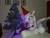 Size: 4000x3000 | Tagged: safe, artist:arniemkii, fleur-de-lis, alicorn, inflatable pony, pony, g4, alicorn fleur-de-lis, alicornified, bootleg, christmas, christmas tree, female, fleur-de-corne, holiday, hongyi, inflatable, inflatable alicorn, inflatable toy, inflation, mare, race swap, solo, tree