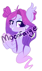 Size: 1288x2159 | Tagged: safe, artist:peachesandcreamated, oc, oc only, ghost, ghost pony, pony, grin, nose piercing, nose ring, piercing, simple background, smiling, solo, transparent background, watermark