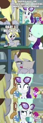 Size: 1920x5400 | Tagged: safe, edit, edited screencap, screencap, derpy hooves, rarity, pegasus, pony, unicorn, g4, my little pony best gift ever, comic, female, high res, implied lesbian, implied rarijack, implied sex toy, implied shipping, meme, post office, screencap comic, template