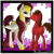 Size: 2000x2000 | Tagged: safe, artist:dreamyartcosplay, oc, oc:blade dancer, earth pony, pegasus, pony, armor, eyes closed, female, guardsmare, helmet, hoof shoes, kissing, makeup, male, mare, oc x oc, royal guard, shipping, simple background, stallion, straight, tail wrap, transparent background