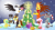 Size: 3531x1937 | Tagged: safe, artist:porygon2z, oc, oc only, oc:blaze, oc:draco axel, oc:hocus pocus, oc:jade, oc:raiza, oc:strawberry fluffcake, dragon, griffon, pony, unicorn, candy, candy cane, christmas, christmas tree, clothes, earmuffs, food, holiday, present, scarf, snow, snowman, tree, winter