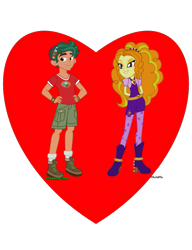 Size: 783x1021 | Tagged: safe, edit, adagio dazzle, timber spruce, equestria girls, g4, female, heart, male, needs more saturation, shipping, straight, timberdazzle