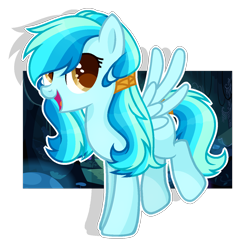 Size: 1308x1262 | Tagged: safe, artist:rerorir, oc, oc only, pegasus, pony, female, mare, simple background, solo, transparent background