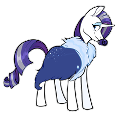 Size: 922x867 | Tagged: safe, artist:malphym, rarity, pony, unicorn, g4, the last problem, clothes, coat, eyeshadow, female, makeup, mare, older, older rarity, simple background, skunk stripe, solo, transparent background