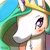 Size: 2480x2476 | Tagged: safe, artist:lunacatmia, princess celestia, pony, g4, blushing, bust, colored pupils, crown, cute, cutelestia, female, high res, jewelry, mare, neck fluff, portrait, regalia, solo