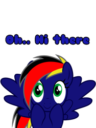 Size: 2121x2828 | Tagged: safe, artist:jeremeymcdude, oc, oc only, oc:euro dash, pegasus, pony, g4, caption, high res, image macro, meme, solo, text, vector