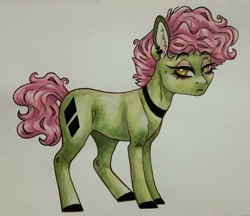 Size: 2480x2146 | Tagged: safe, artist:twixyamber, oc, oc only, earth pony, pony, female, high res, mare, solo, traditional art