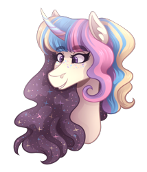 Size: 3000x3500 | Tagged: safe, artist:monnarcha, oc, oc only, oc:supernova, pony, unicorn, bust, female, high res, mare, portrait, simple background, solo, transparent background