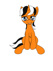 Size: 3072x4096 | Tagged: safe, artist:littlenaughtypony, oc, oc only, oc:ever harmon, pony, unicorn, 2020 community collab, derpibooru community collaboration, glasses, looking at you, male, simple background, smiling, solo, transparent background