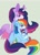 Size: 600x845 | Tagged: safe, artist:huskylaua, rainbow dash, twilight sparkle, oc, alicorn, pegasus, pony, g4, base used, female, green background, lesbian, magical lesbian spawn, offspring, parent:rainbow dash, parent:twilight sparkle, parents:twidash, ship:twidash, shipping, simple background, twilight sparkle (alicorn)