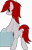 Size: 4478x6971 | Tagged: safe, artist:waveywaves, oc, oc only, oc:waves, pony, bipedal, butt, looking at you, looking back, looking back at you, plot, simple background, solo, surface piercing, transparent background