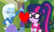 Size: 800x481 | Tagged: safe, edit, edited screencap, screencap, sci-twi, trixie, twilight sparkle, equestria girls, g4, female, lesbian, music festival outfit, ship:sci-twixie, ship:twixie, shipping, shipping domino