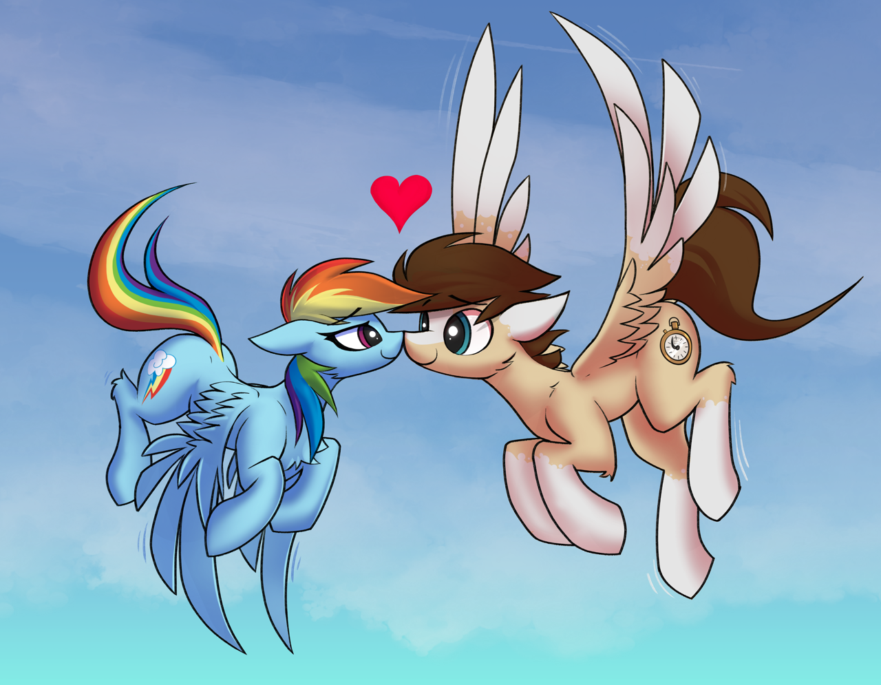 Rainbow dash x oc