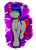 Size: 1348x1856 | Tagged: safe, artist:underwoodart, oc, oc:darky, earth pony, pony, :3, bedroom eyes, choker, gray coat, heterochromia, simple background, transparent background