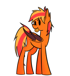 Size: 2707x2948 | Tagged: safe, artist:marshmallowdub, oc, oc only, oc:crimson burn, bat pony, pony, 2020 community collab, derpibooru community collaboration, cookie, female, food, high res, looking back, mare, simple background, solo, transparent background