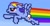 Size: 1024x530 | Tagged: safe, rainbow dash, pegasus, pony, g4, minecraft, minecraft pixel art, photo, pixel art