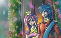 Size: 1859x1171 | Tagged: safe, artist:mrs1989, princess cadance, shining armor, human, a canterlot wedding, g4, female, humanized, light skin, male, ship:shiningcadance, shipping, straight