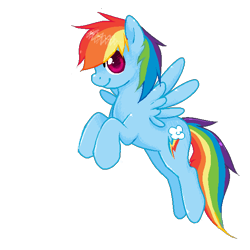 Size: 600x600 | Tagged: safe, artist:thesilliestwilly, rainbow dash, pegasus, pony, g4, backwards cutie mark, female, mare, simple background, solo, transparent background