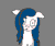 Size: 652x553 | Tagged: safe, oc, oc:nasapone, earth pony, pony, animated, crying, cyoa, dark background, ethereal mane, eye shimmer, female, floppy ears, gif, looking at you, mare, offscreen character, pov, shocked, solo, starry mane