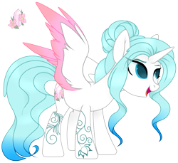 Size: 4120x3776 | Tagged: safe, artist:angelamusic13, oc, oc only, oc:cristal, alicorn, pony, female, high res, mare, simple background, solo, transparent background, two toned wings, wings