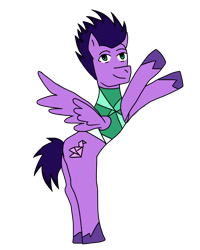 Size: 1000x1250 | Tagged: safe, artist:costello336, oc, oc only, pegasus, pony, 2020 community collab, derpibooru community collaboration, male, purple, simple background, solo, transparent background