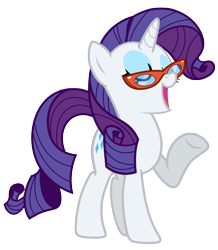 Size: 6273x7200 | Tagged: safe, artist:estories, rarity, pony, g4, absurd resolution, female, glasses, rarity's glasses, simple background, solo, transparent background, vector