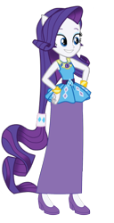 Size: 1024x1994 | Tagged: safe, alternate version, artist:cartoonmasterv3, rarity, human, equestria girls, g4, alternate universe, clothes, female, hand on hip, long skirt, simple background, skirt, solo, transparent background