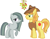 Size: 2095x1633 | Tagged: safe, braeburn, marble pie, earth pony, pony, g4, braebetes, christmas, cute, female, hearth's warming, holiday, male, marblebetes, mare, mistleholly, romantic, ship:braeble, shipping, shy, stallion, straight