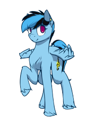 Size: 1072x1428 | Tagged: safe, artist:toanderic, oc, oc only, oc:icylightning, pegasus, pony, 2020 community collab, derpibooru community collaboration, female, simple background, solo, transparent background