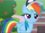 Size: 1283x940 | Tagged: safe, screencap, rainbow dash, pegasus, pony, 2 4 6 greaaat, g4, my little pony: friendship is magic, coach rainbow dash, cropped, determined, female, grin, hat, lidded eyes, mare, smiling, smirk, solo