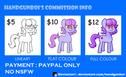 Size: 2450x1500 | Tagged: safe, pony, advertisement, commission, commission info