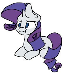 Size: 589x672 | Tagged: safe, artist:treble clefé, rarity, pony, unicorn, your little cat 3, g4, behaving like a cat, cute, female, missing cutie mark, scrunchy face, simple background, solo, transparent background, vector