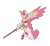 Size: 1978x1807 | Tagged: safe, artist:midnightfire1222, alicorn, pony, female, lolirock, magic sword, magical girl, ponified, princess iris, simple background, solo, transparent background