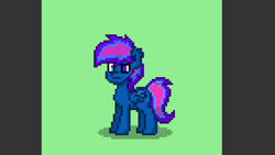 Size: 1334x750 | Tagged: safe, oc, oc only, pony, pony town, green background, simple background, solo