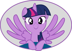 Size: 4255x3000 | Tagged: safe, artist:sollace, twilight sparkle, alicorn, pony, g4, winter wrap up, .svg available, bed sheets, cute, female, looking at you, mare, show accurate, simple background, solo, spread wings, transparent background, twiabetes, twilight sparkle (alicorn), vector, wings