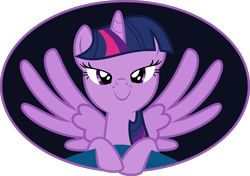 Size: 4262x3000 | Tagged: safe, artist:sollace, twilight sparkle, alicorn, pony, g4, .svg available, bed sheets, bedroom eyes, female, looking at you, mare, show accurate, simple background, solo, spread wings, suggestive description, transparent background, twilight sparkle (alicorn), vector, wings