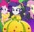 Size: 750x702 | Tagged: safe, screencap, fluttershy, pinkie pie, rarity, equestria girls, equestria girls specials, g4, my little pony equestria girls: better together, my little pony equestria girls: holidays unwrapped, o come all ye squashful, cornucopia costumes, cropped, female, inflatable dress