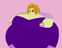 Size: 2794x2146 | Tagged: dead source, safe, artist:creativitymaster, adagio dazzle, equestria girls, g4, my little pony equestria girls: rainbow rocks, adagio wobble, base used, bbw, belly, big belly, big breasts, breasts, disguise, disguised siren, fat, high res, morbidly obese, obese, ssbbw