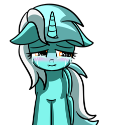 Size: 2125x2363 | Tagged: safe, artist:undisputed, lyra heartstrings, pony, unicorn, g4, 4chan, blushing, crying, female, high res, mare, solo
