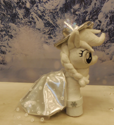 Size: 2200x2424 | Tagged: safe, artist:crazyditty, applejack, spirit of hearth's warming past, a hearth's warming tail, g4, hearth's warming eve, high res, holiday, irl, photo, plushie